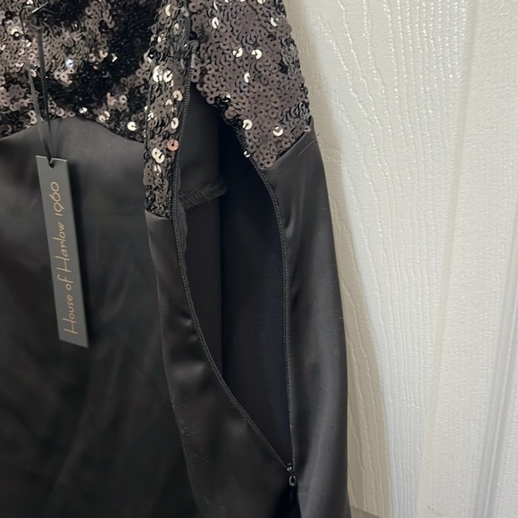 House of Harlow black sequin dress small - Picture 6 of 8